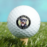 Benutzerdefiniertes DOG-Foto Bester VATER nach Par Golfball<br><div class="desc">Bester Vater Par ... Zwei Ihrer Lieblingssachen, Golf und Ihr Hund ! Jetzt kannst du deinen besten Freund mitnehmen, während du 18 Löcher spielst. Passen Sie diese wildgolfbälle mit Ihren Hunden Lieblings-Foto und Namen an. Gutes Geschenk für alle Golf- und Hundefreunde, vom Hund ! COPYRIGHT © 2020 Judy Burrows, Black...</div>