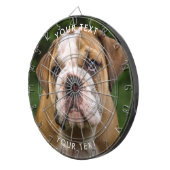 Benutzerdefiniertes Dog-Foto-Dart-Mainboard Dartscheibe (Vorderseite rechts)