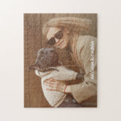 Benutzerdefiniertes Dog-Foto-Puzzle mit benutzerde Puzzle (Vertikal)