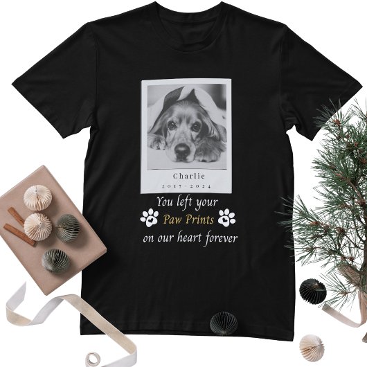 Benutzerdefiniertes Dog-Memorial Sie Links Ihre Pa T-Shirt