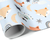 Benutzerdefiniertes Dooddel-Tierspass Geschenkpapier (Rolleneckpunkt)