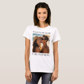 Benutzerdefiniertes doppelseitiges Foto und Text T-Shirt (Vorne ganz)