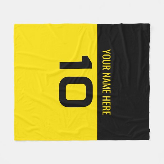 Benutzerdefiniertes Dortmund Fleecedecke (Vorderseite (Horizontal))