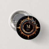 🐉 Benutzerdefiniertes Drachen-Fantasy-Symbol für Button (Vorne & Hinten)