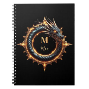 🐉 Benutzerdefiniertes Drachen-Fantasy-Symbol für Notizblock