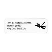 Benutzerdefiniertes Dragonfly-Label (Vorne)