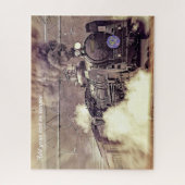 Benutzerdefiniertes, dramatisches Foto der Dampfzu Puzzle (Vertikal)