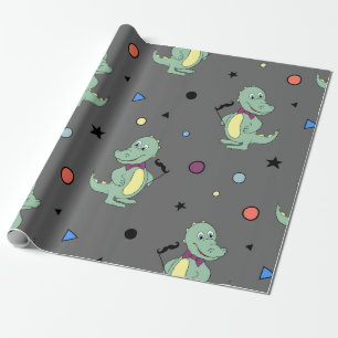 Benutzerdefiniertes Dschungel-Themen-Geburtstags Geschenkpapier