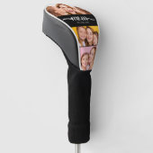 Benutzerdefiniertes Dual-Mutter-Est.-Jahres-Skript Golf Headcover (angewinkelt)