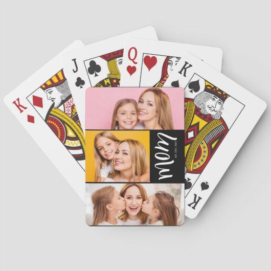 Benutzerdefiniertes Dual-Mutter-Est.-Jahres-Skript Spielkarten (Rückseite)