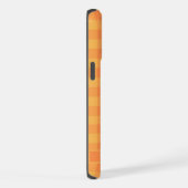 Benutzerdefiniertes dunkelorangefarbenes, hellgelb iPhone hülle (Rechte Seite)