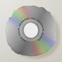 Benutzerdefiniertes DVD/CD-Rund-Kissen