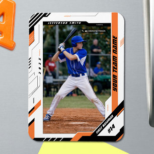 Benutzerdefiniertes dynamisches orangefarbenes Bas Magnet