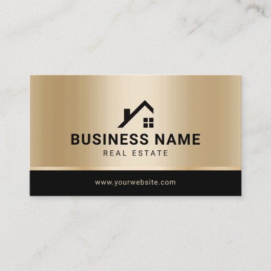 Benutzerdefiniertes echtes Anwesen-Logo Moderner G Visitenkarte (Vorderseite)