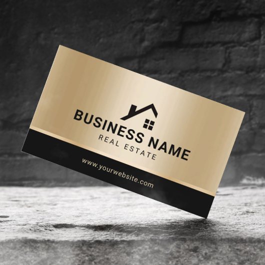 Benutzerdefiniertes echtes Anwesen-Logo Moderner G Visitenkarte