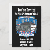 Benutzerdefiniertes Editiergerät eines Polizeiauto Magneteinladung (Vorderseite)