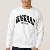 Benutzerdefiniertes Ehefrau- und Ehemann-Sweatshir Sweatshirt (Vorderseite)