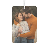 Benutzerdefiniertes eines Personalisierten Fotos Autolufterfrischer (Rückseite)