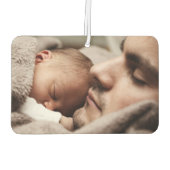 Benutzerdefiniertes eines Personalisierten Fotos Autolufterfrischer (Rückseite)