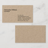 Benutzerdefiniertes, einfaches Berufliches Luxe Kr Visitenkarte (Vorne/Hinten)