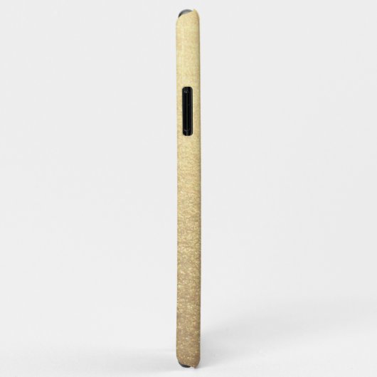 Benutzerdefiniertes einfaches Clean Gold Business Case-Mate iPhone Hülle (Hinten/Rechts)