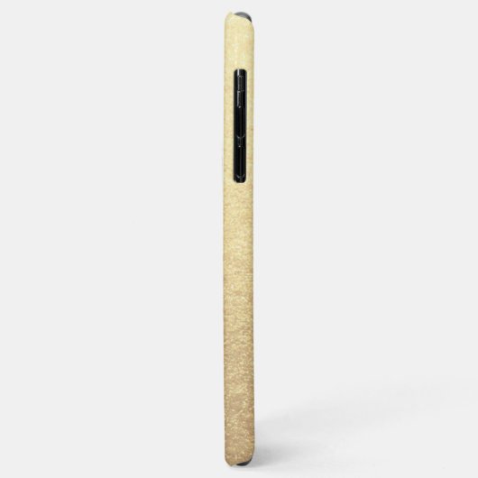 Benutzerdefiniertes einfaches Clean Gold Business Case-Mate iPhone Hülle (Hinten/Links)