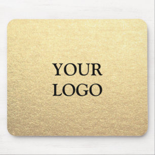 Benutzerdefiniertes einfaches Clean Gold Business  Mousepad