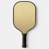 Benutzerdefiniertes einfaches Clean Gold Business Pickleball Schläger (Rückseite)