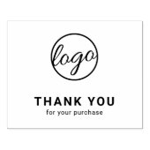 Benutzerdefiniertes einfaches Dankeschön-Logo Gummistempel (Prägung)