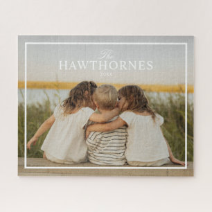 Benutzerdefiniertes einfaches Familienfoto Puzzle