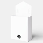 Benutzerdefiniertes einfaches Firmenlogo Danke QR- Geschenkschachtel (Geöffnet)