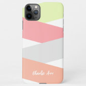 Benutzerdefiniertes einfaches Fun-Diagonal gestrei iPhone Hülle (Rückseite)