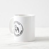 Benutzerdefiniertes einfaches Geschäftslogo Kaffeetasse (Vorderseite Links)