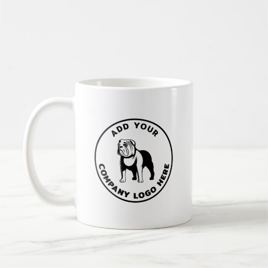 Benutzerdefiniertes einfaches Geschäftslogo Kaffeetasse (Links)