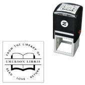 Benutzerdefiniertes Elegant "From the Library of" Permastempel (Beispiel)