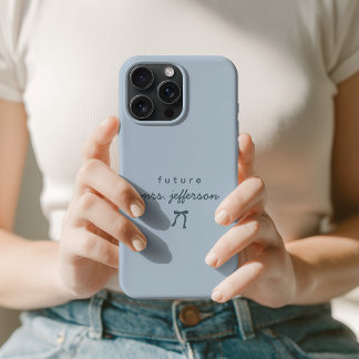 Benutzerdefiniertes Elegantes Coquette-Band Brautd Case-Mate iPhone 14 Plus Hülle