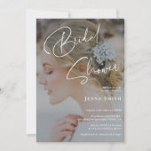 Benutzerdefiniertes elegantes Foto-Design-Brautpar Einladung (Vorderseite)