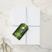 Benutzerdefiniertes elegantes Golf Monogram Design Geschenkanhänger (Mit Garn)
