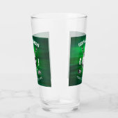 Benutzerdefiniertes elegantes Golf Monogram Design Glas (Rechts)
