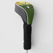 Benutzerdefiniertes elegantes Golf Monogram Design Headcover (angewinkelt)