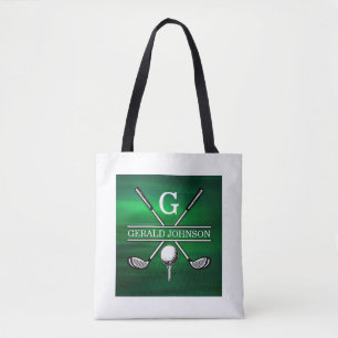 Benutzerdefiniertes elegantes Golf Monogram Design Tasche