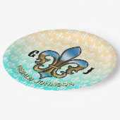 Benutzerdefiniertes elegantes Golf-Party-Design Pappteller (Schrägansicht)