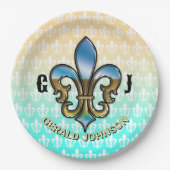 Benutzerdefiniertes elegantes Golf-Party-Design Pappteller (Vorderseite)