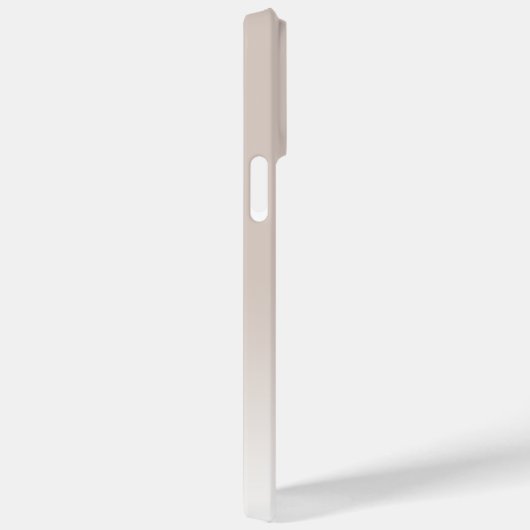 Benutzerdefiniertes elegantes, hellneutrales Beige Case-Mate iPhone Hülle (Rückseite / Rechts)