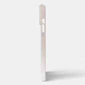 Benutzerdefiniertes elegantes, hellneutrales Beige iPhone Hülle (Linke Seite)