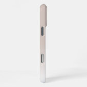 Benutzerdefiniertes elegantes, hellneutrales Beige iPhone Hülle (Rechte Seite)