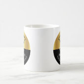 Benutzerdefiniertes elegantes Minimalistisches Gol Kaffeetasse (Mittel)