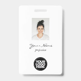 Benutzerdefiniertes elegantes Mitarbeiter-Foto, Ba Ausweis