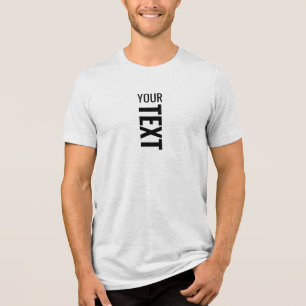 Benutzerdefiniertes elegantes modernes Template Me Tri-Blend Shirt