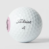 Benutzerdefiniertes elegantes Monogrammwappen Golfball (Logo)